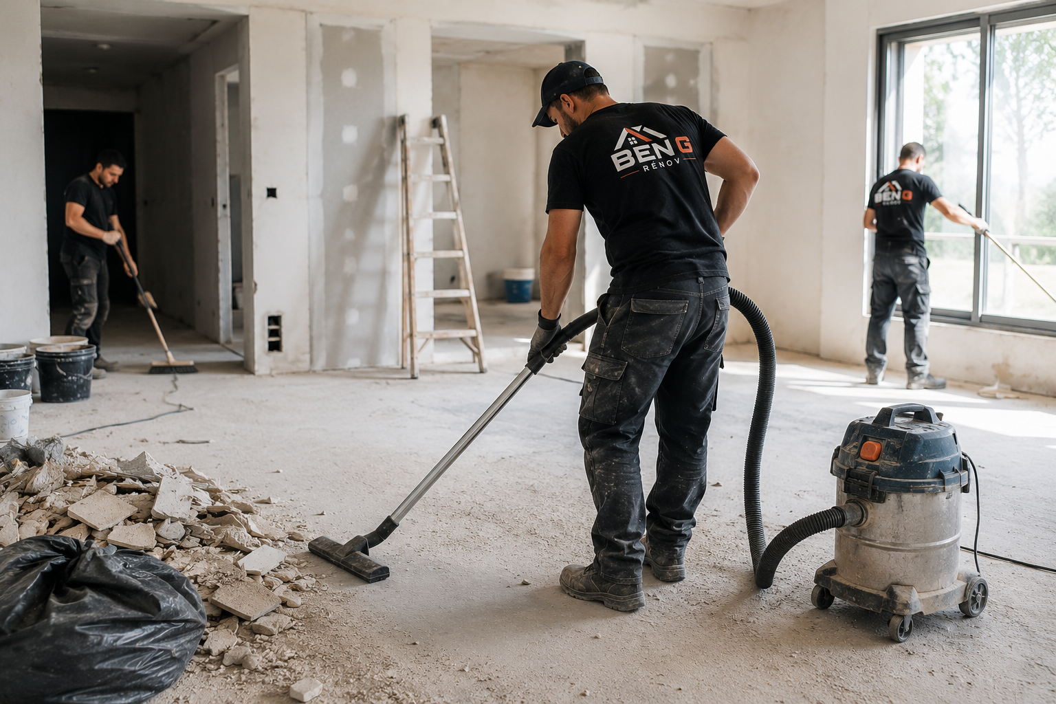 Nettoyage de chantier